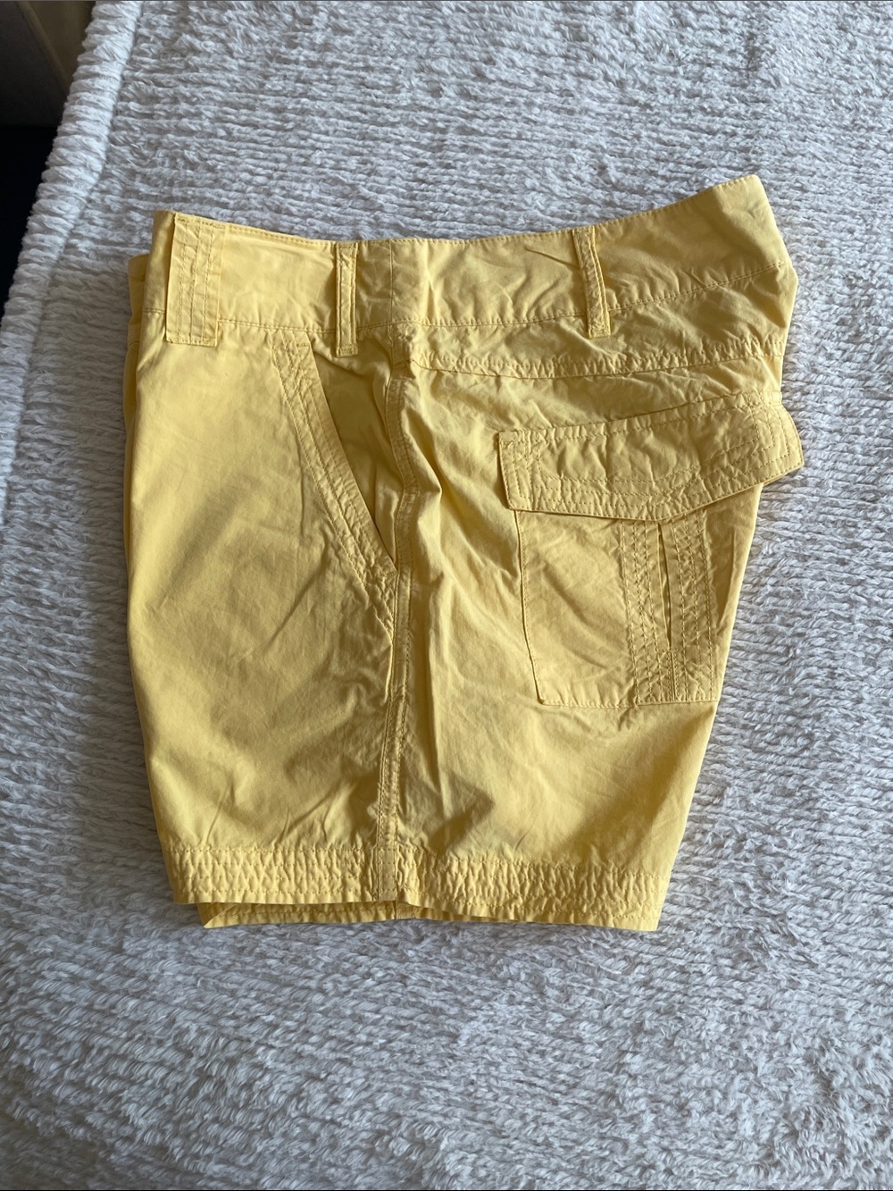 INC International Concepts Bright Yellow Cotton Shorts - Women's Casual
